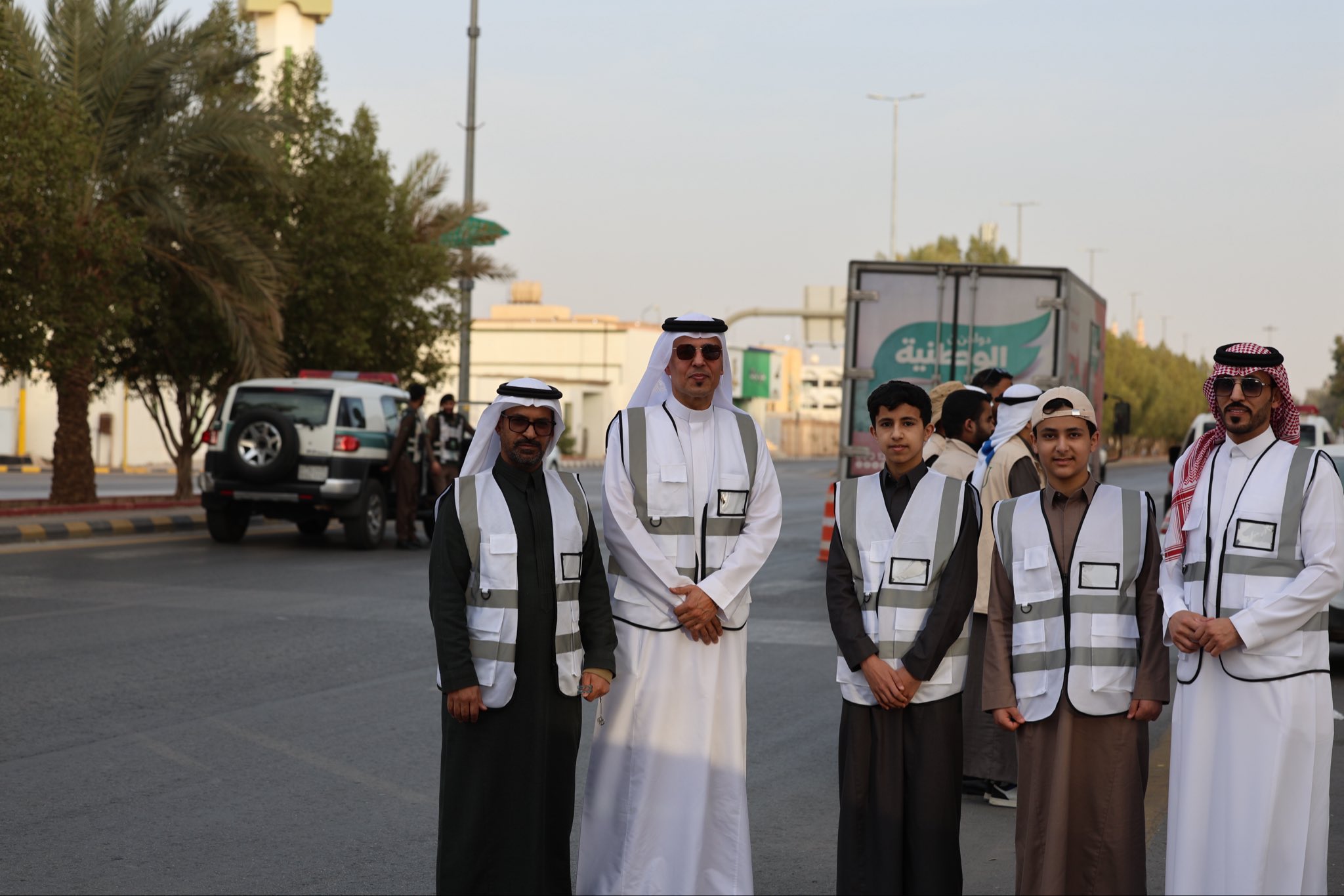 صورة من توزيعات في الميدان لحملة تنبه تسلم